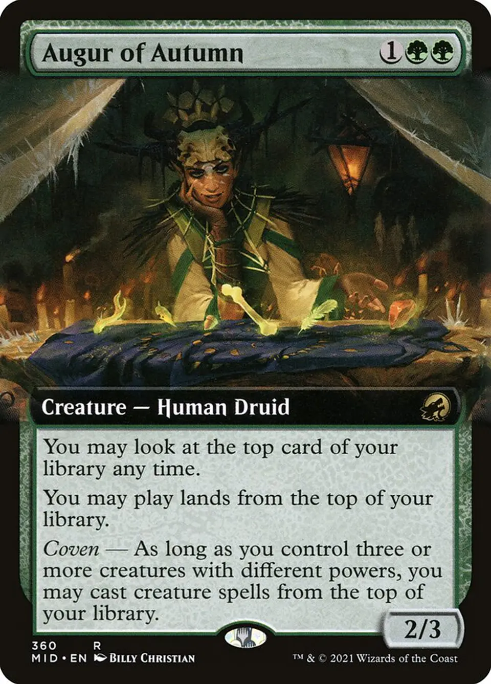 Augur of Autumn (Extended Art) | Inglés | NM | MID 1