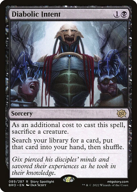 Diabolic Intent | Español | NM | BRO