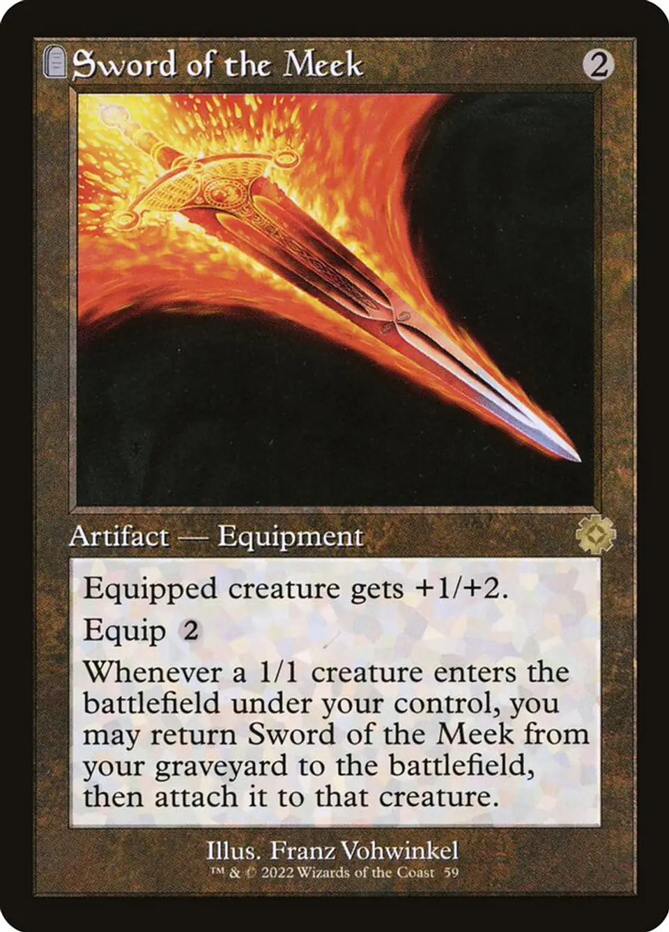 Sword of the Meek (Retro Frame) | Español | NM | BRR 1