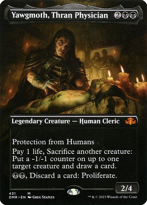 Yawgmoth, Thran Physician (Borderless) | Inglés | NM | DMR