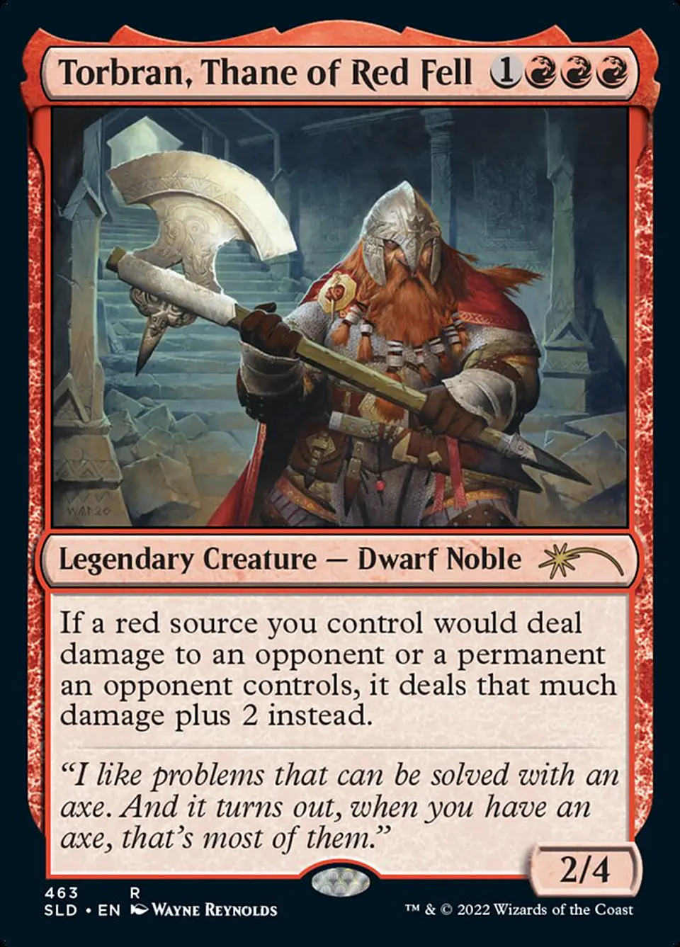 Torbran, Thane of Red Fell (foil) | Inglés | NM | SLD 1