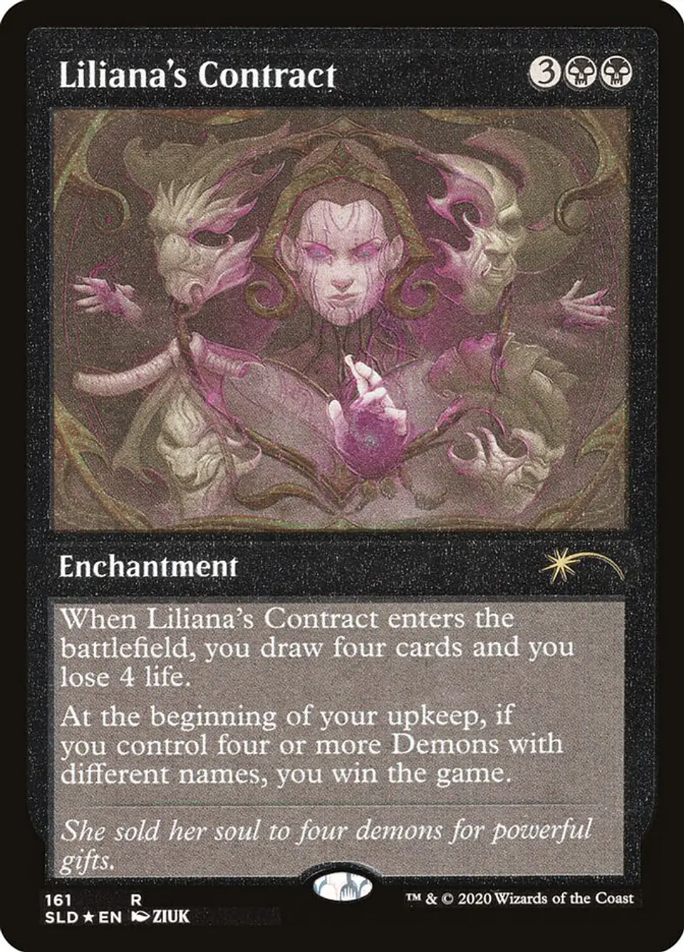 Liliana's Contract (Etched) | Inglés | NM | SLD 1