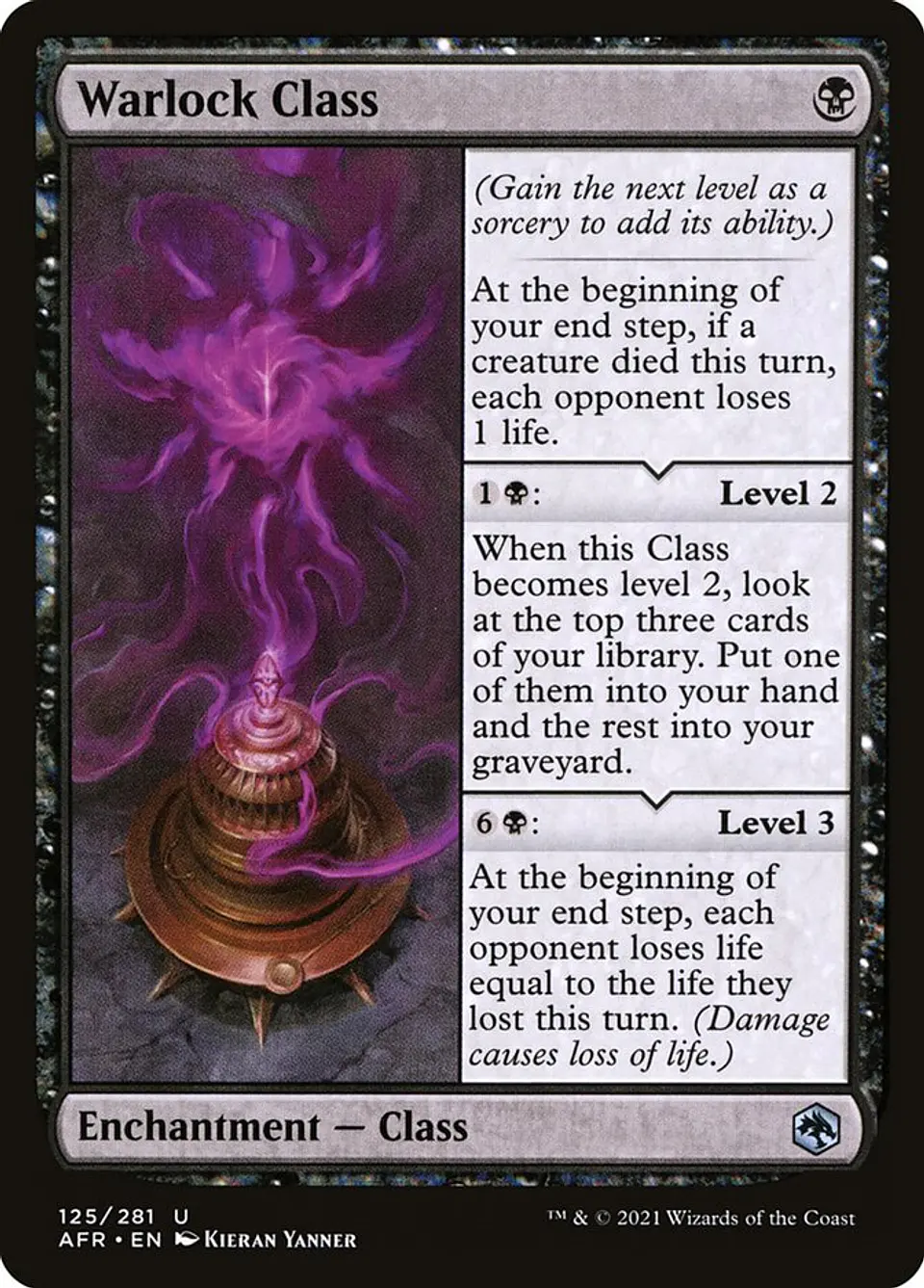 Warlock Class | Inglés | NM | AFR 1