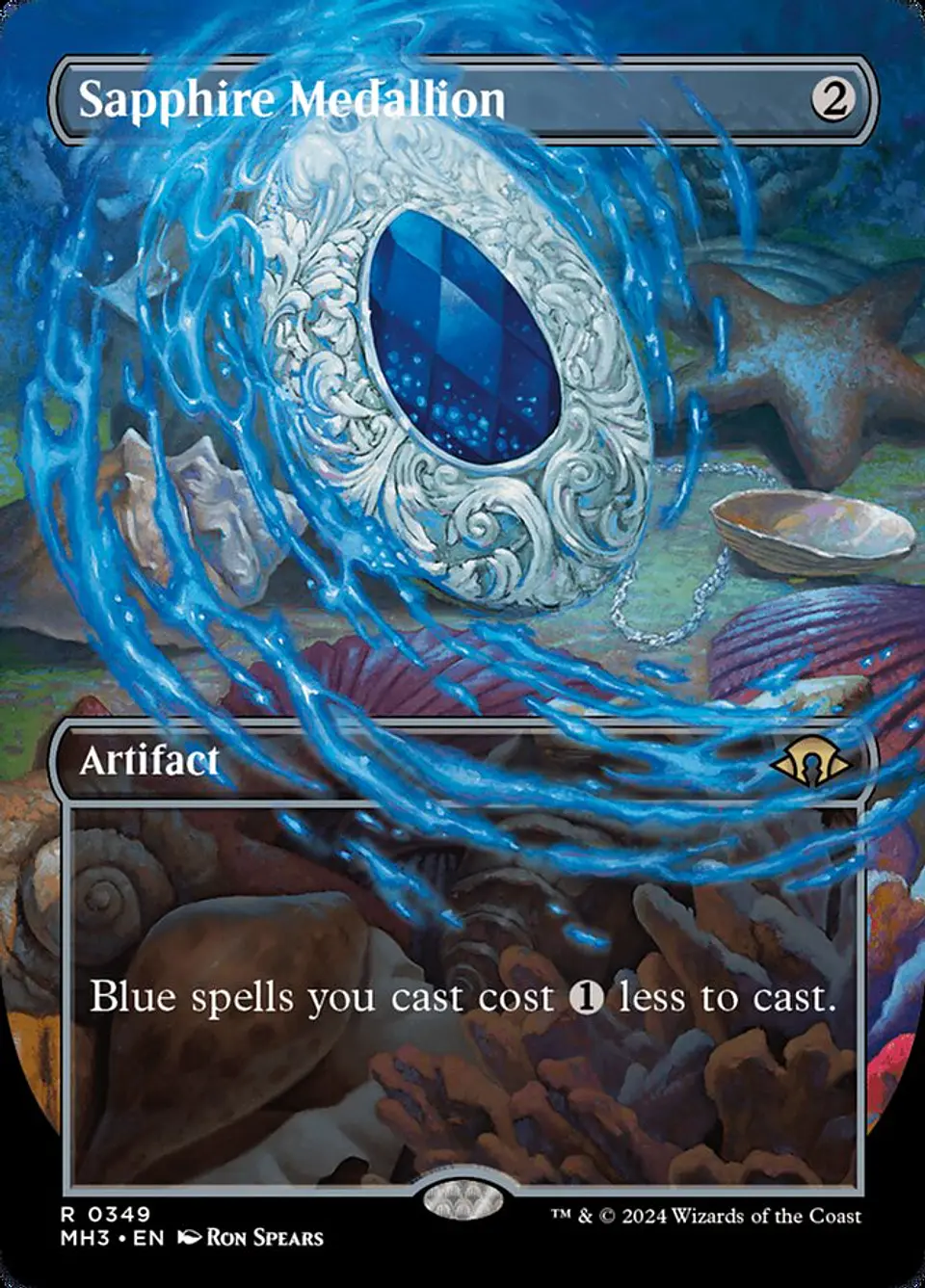 Sapphire Medallion (Borderless) | Inglés | NM | MH3 1