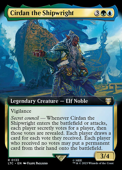 Círdan the Shipwright (Extended Art) | Inglés | NM | LTC