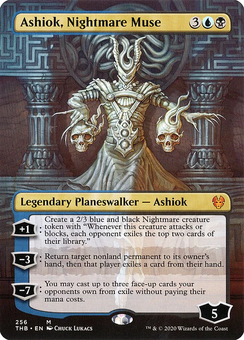 Ashiok, Nightmare Muse (Borderless) | Inglés | NM | THB