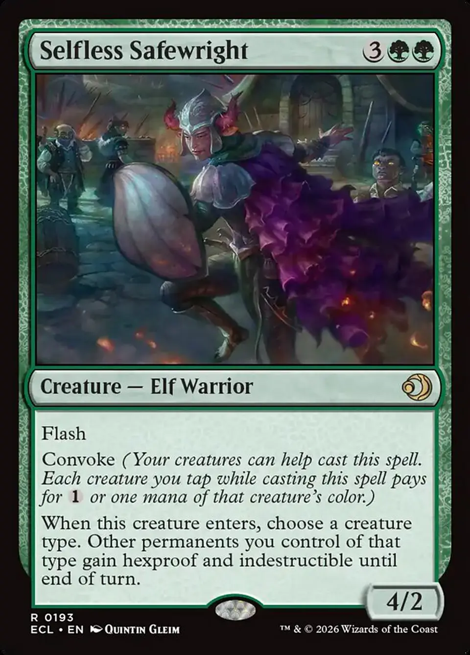 Selfless Safewright | Inglés | NM | ECL 1