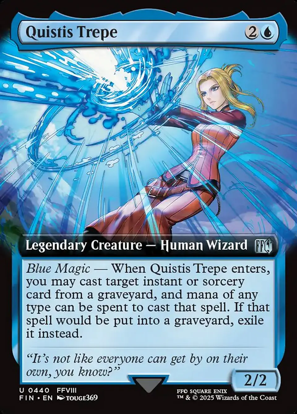 Quistis Trepe (Extended Art foil) | Inglés | NM | FIN 1