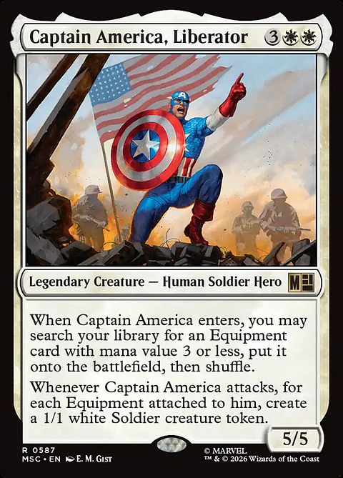 Captain America, Liberator | Inglés | NM | MSC