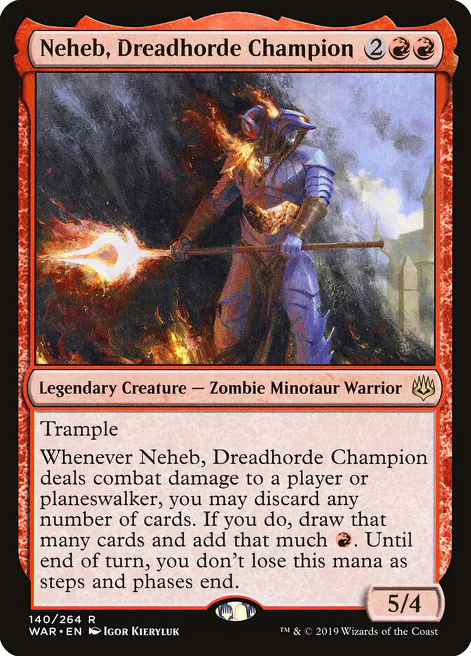 Neheb, Dreadhorde Champion | Inglés | NM | WAR 1
