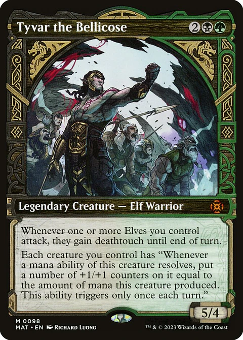 Tyvar the Bellicose (Showcase foil) | Inglés | NM | MAT