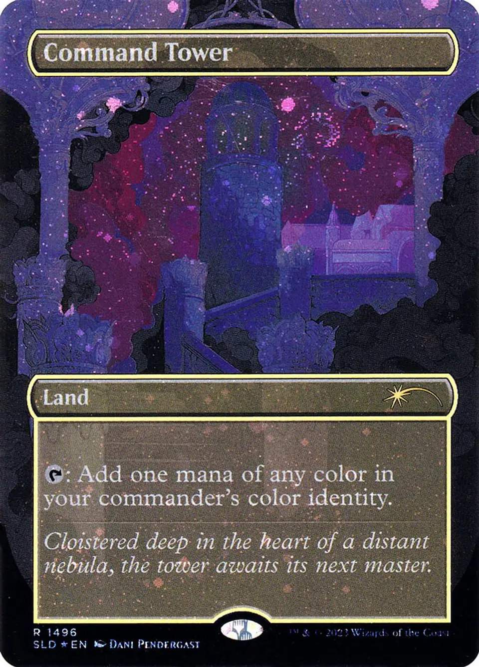 Command Tower (Borderless foil) | Inglés | NM | SLD 1