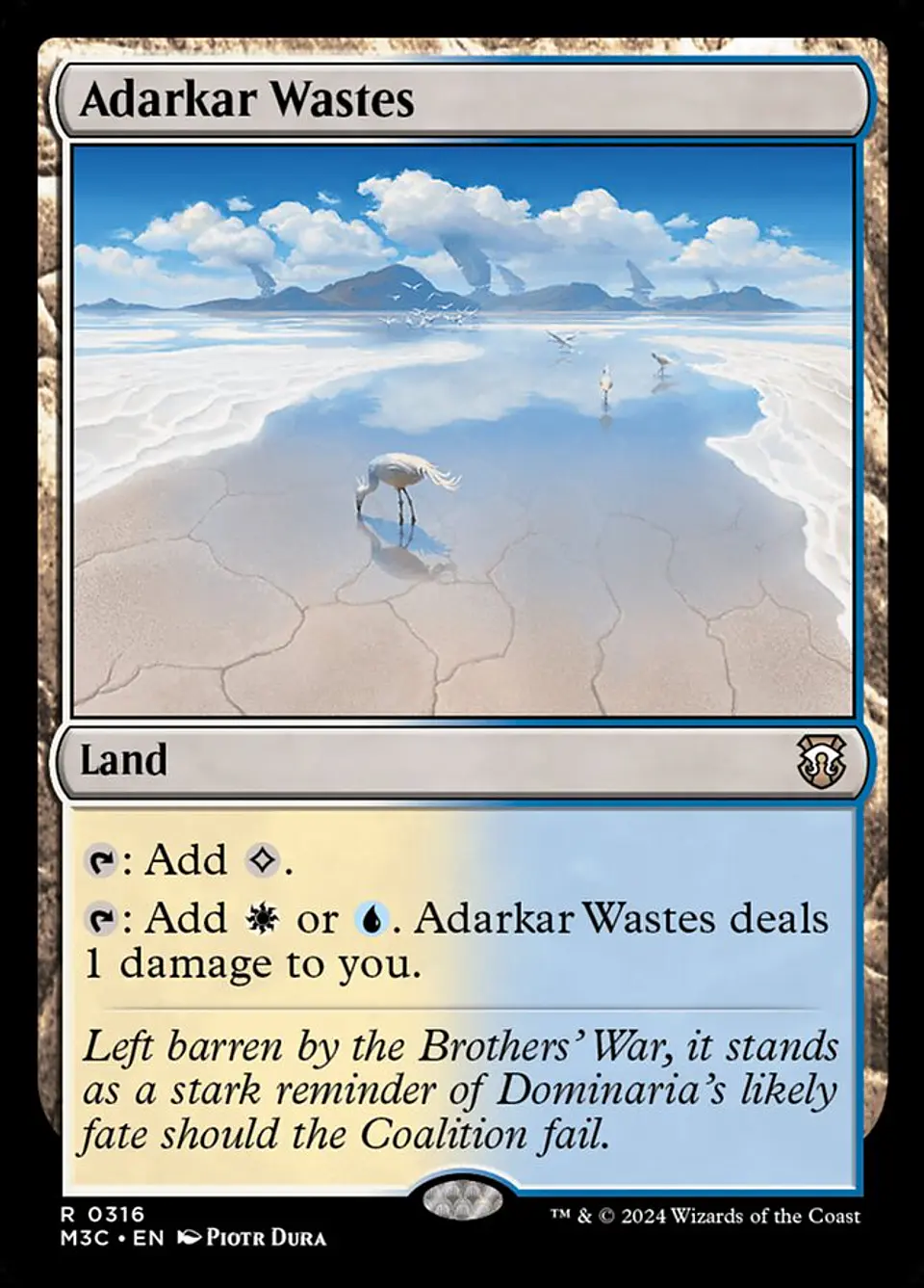 Adarkar Wastes | Inglés | NM | M3C 1