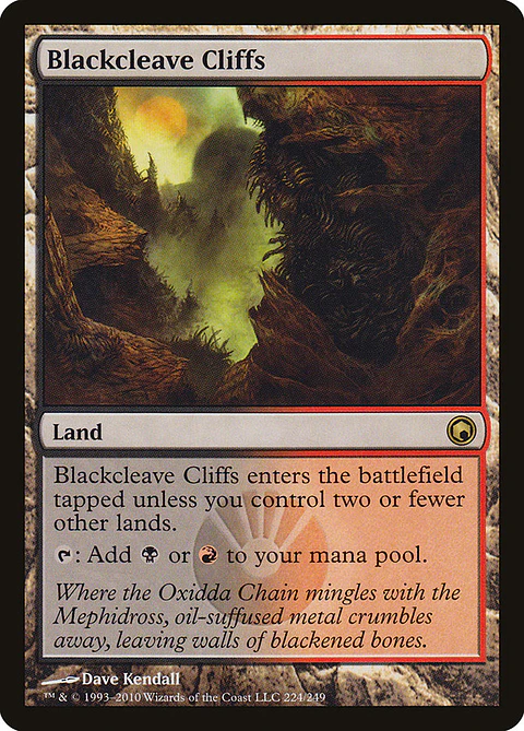 Blackcleave Cliffs | Inglés | NM | SOM