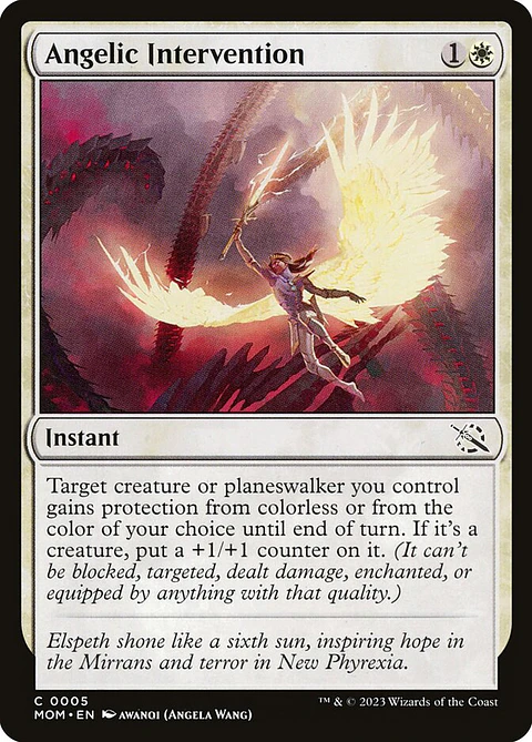 Angelic Intervention (foil) | Inglés | NM | MOM