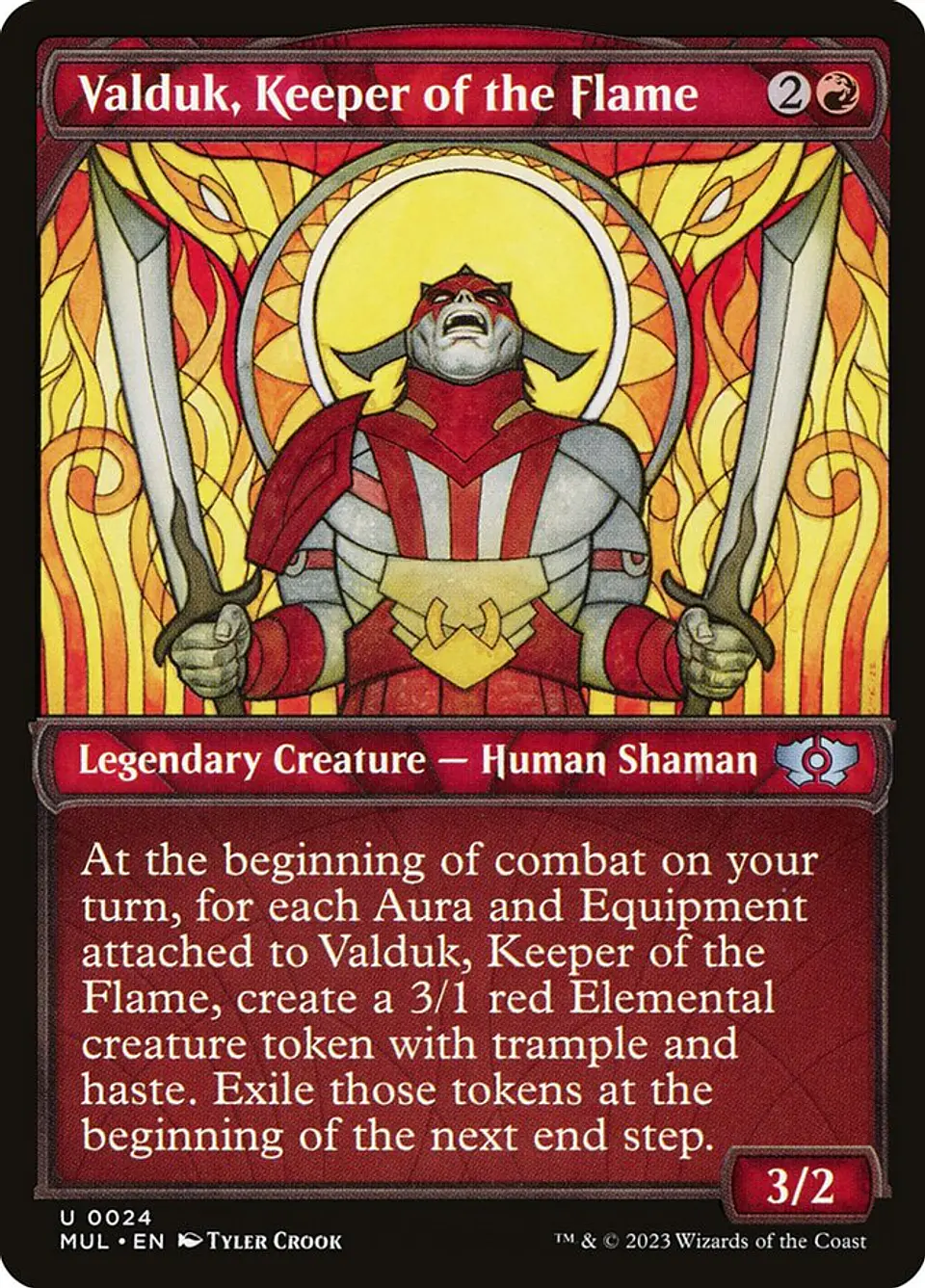 Valduk, Keeper of the Flame (Showcase) | Inglés | NM | MUL 1