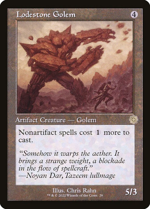 Lodestone Golem (Retro Frame) | Español | NM | BRR