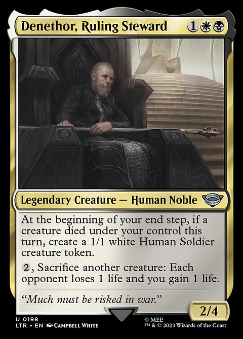 Denethor, Ruling Steward (foil) | Español | NM | LTR