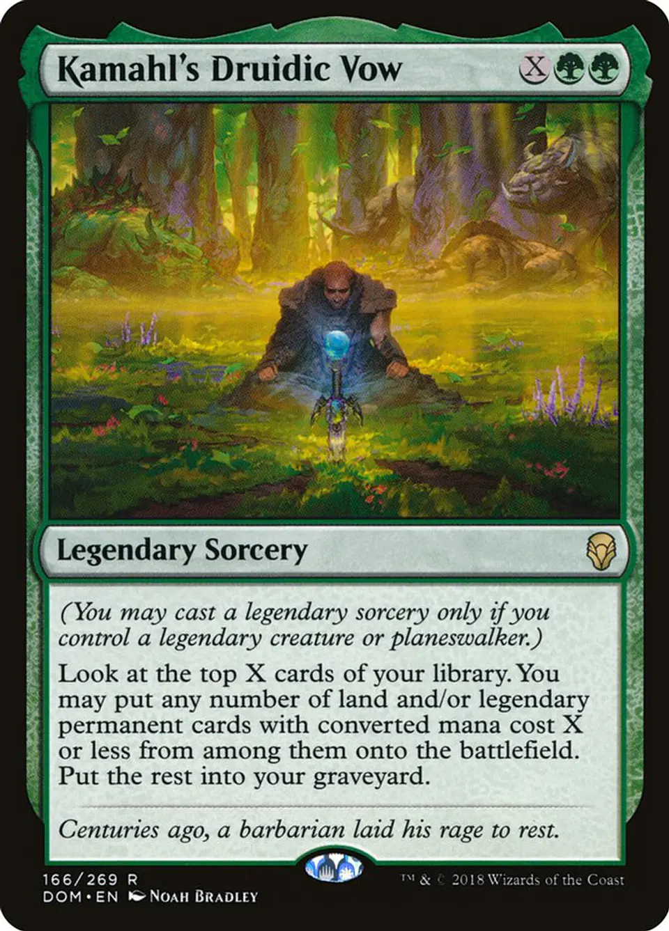 Kamahl's Druidic Vow | Español | NM | DOM 1