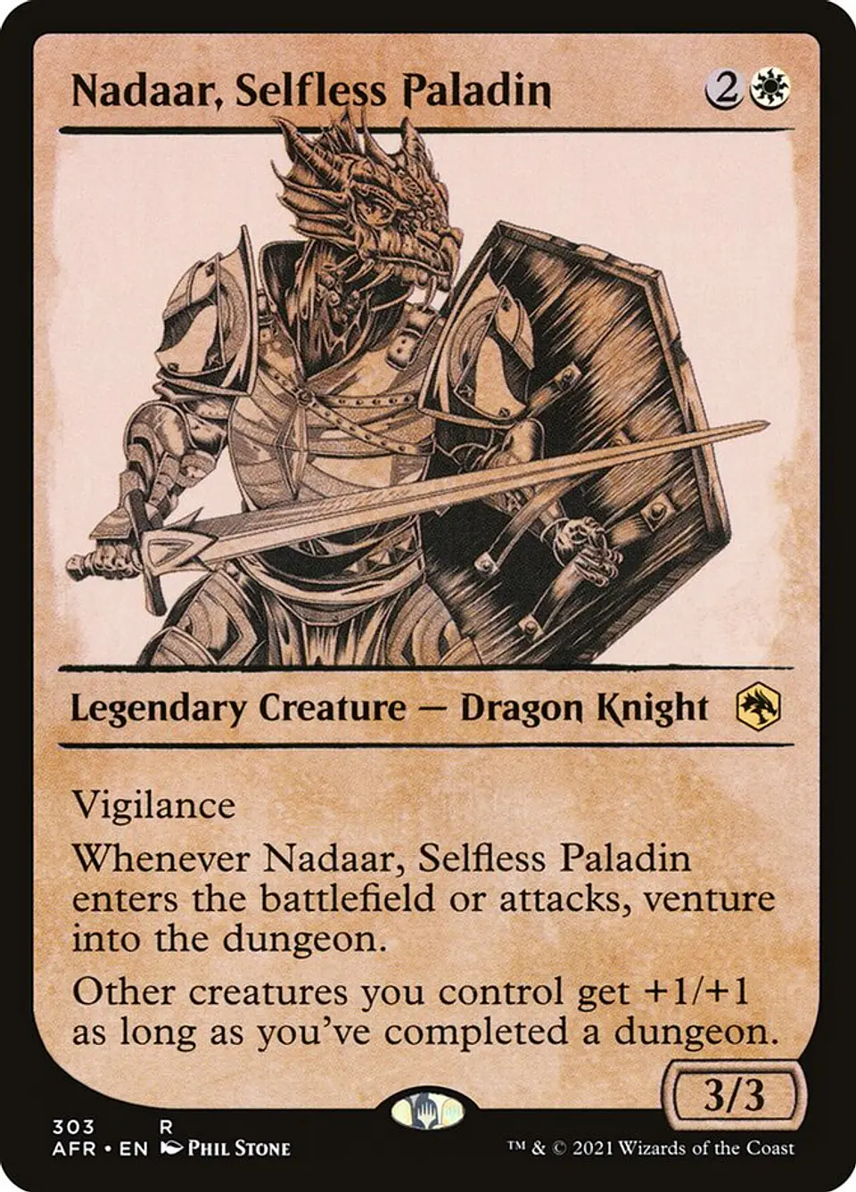 Nadaar, Selfless Paladin (Showcase) | Inglés | NM | AFR 1