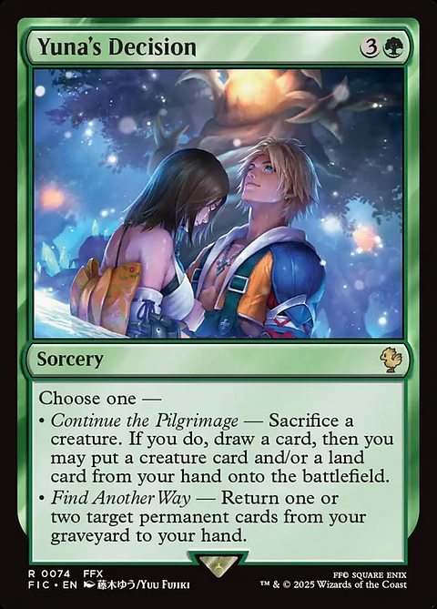Yuna's Decision | Inglés | NM | FIC