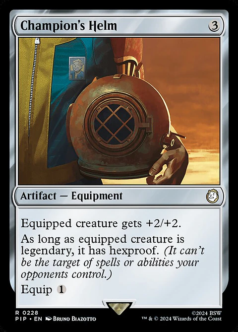 Champion's Helm | Español | NM | PIP
