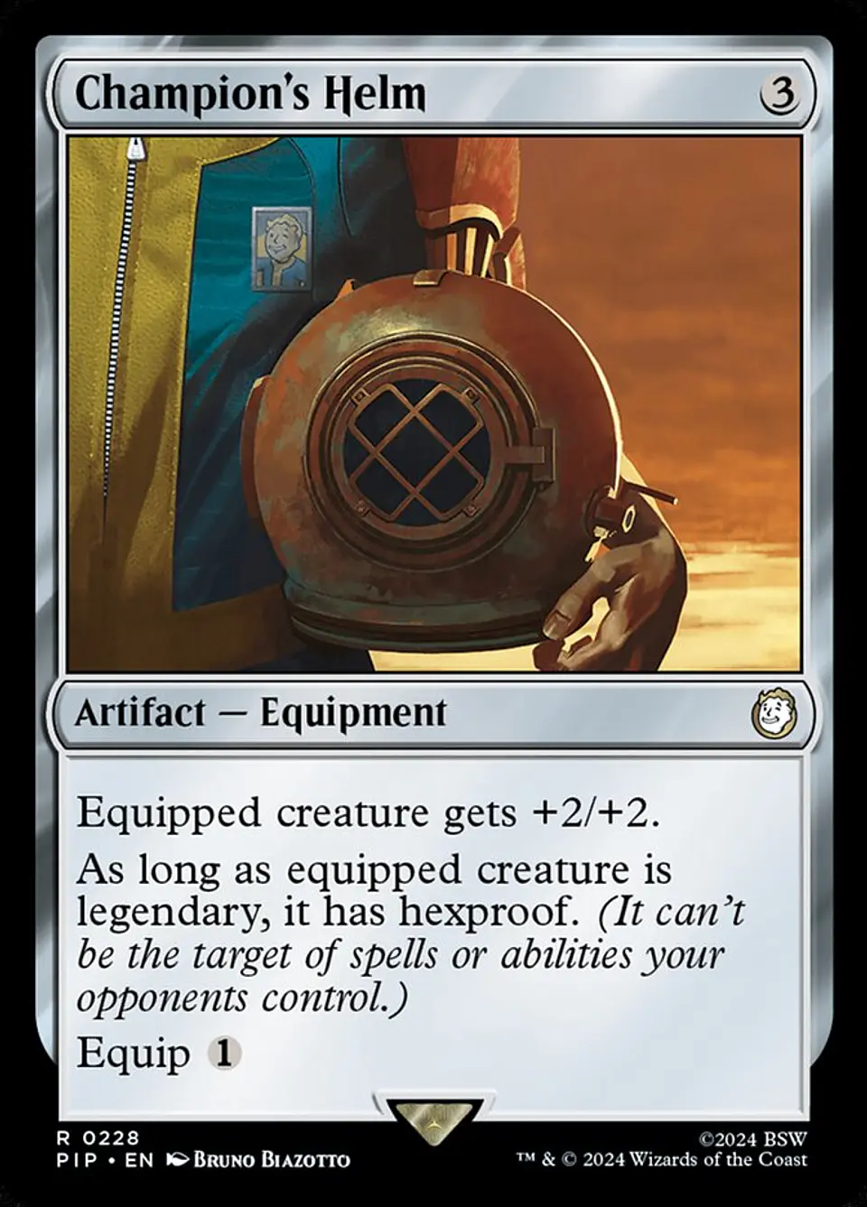 Champion's Helm | Español | NM | PIP 1