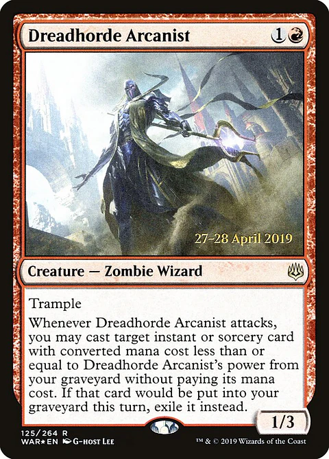 Dreadhorde Arcanist (Launch foil) | Español | NM | PWAR