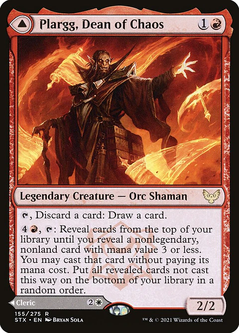 Plargg, Dean of Chaos // Augusta, Dean of Order (foil) | Español | NM | STX