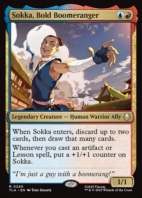 Sokka, Bold Boomeranger | Inglés | NM | TLA