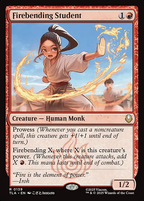 Firebending Student | Inglés | NM | TLA