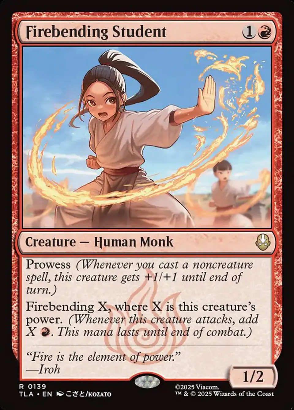 Firebending Student | Inglés | NM | TLA 1