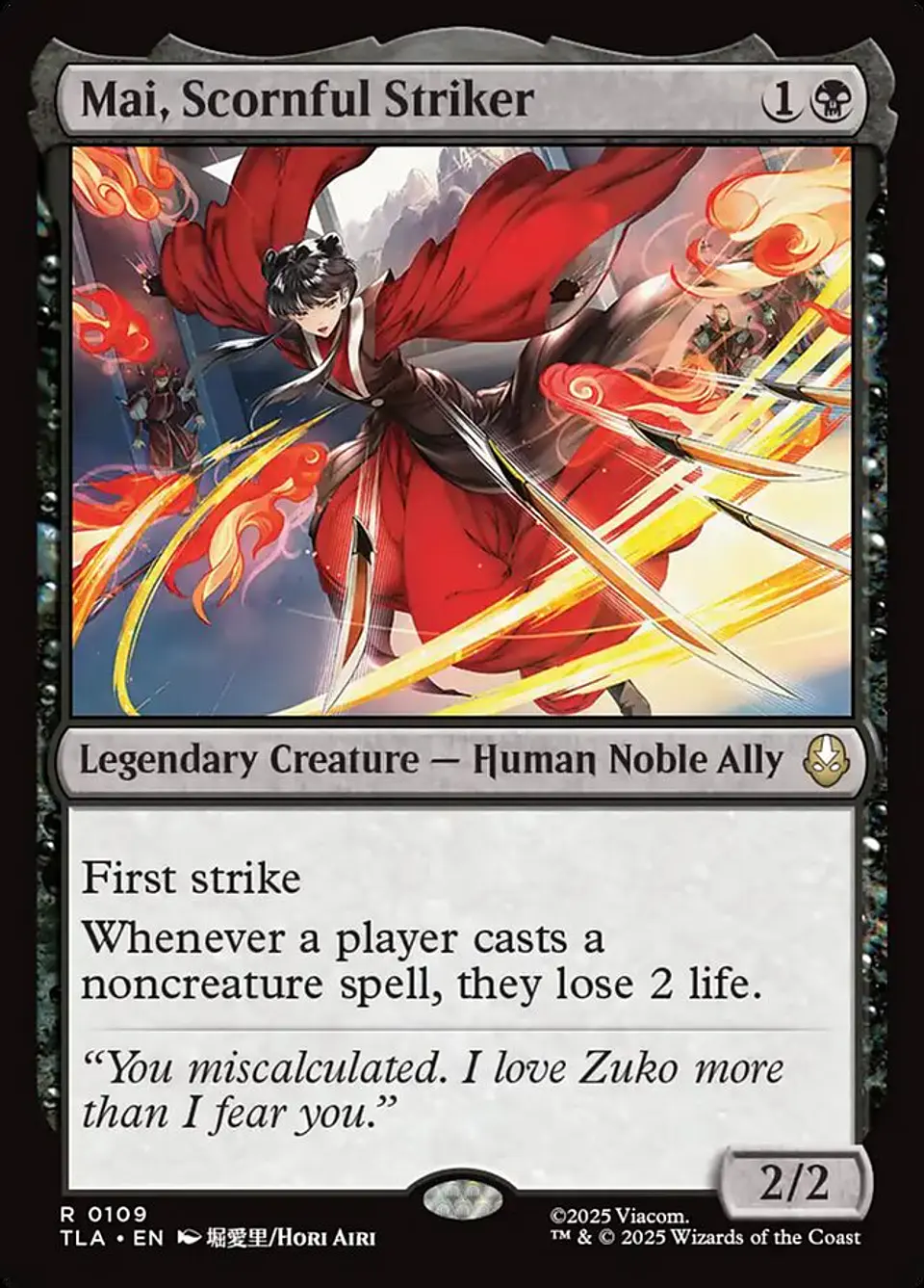Mai, Scornful Striker | Inglés | NM | TLA 1