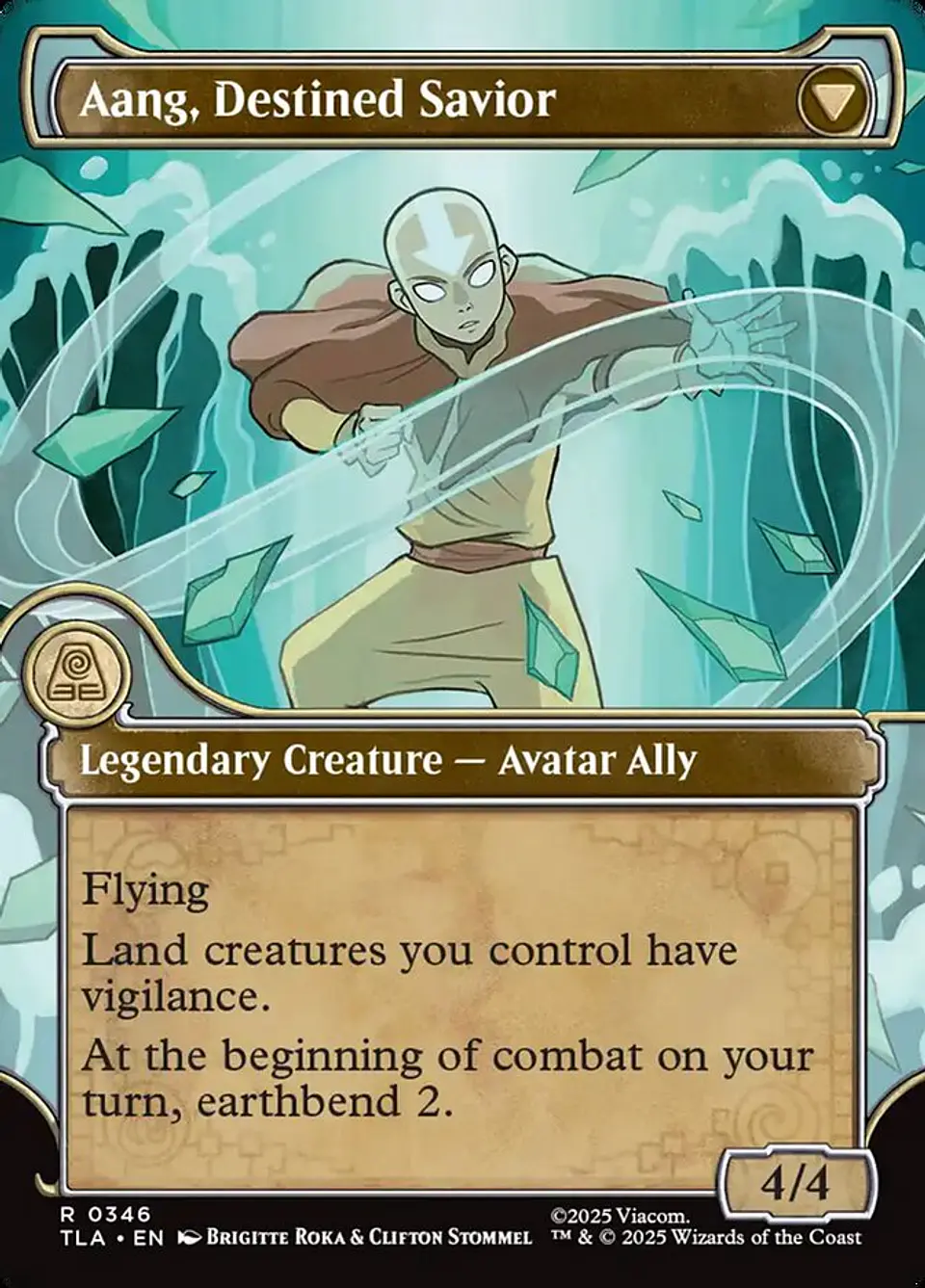 Aang, at the Crossroads // Aang, Destined Savior (Showcase foil) | Inglés | NM | TLA 2
