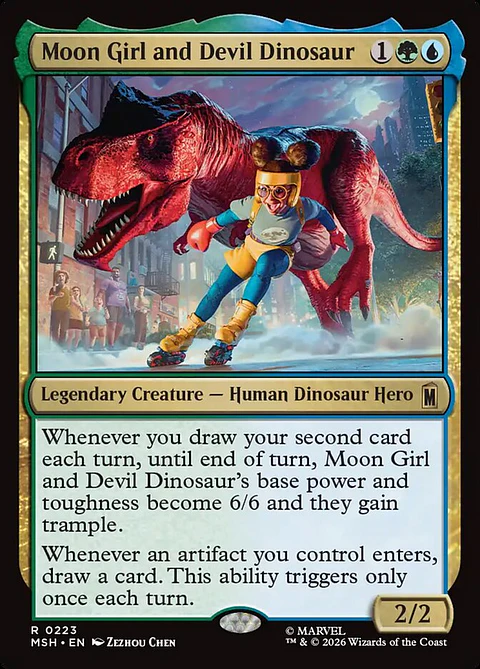 Moon Girl and Devil Dinosaur (foil) | Inglés | NM | MSH