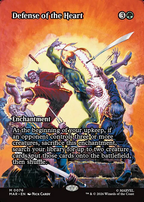 Defense of the Heart (Borderless) | Inglés | NM | MAR