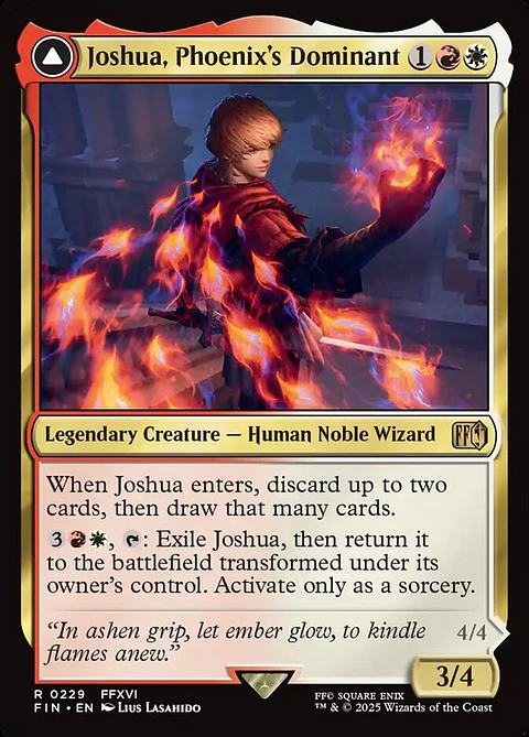 Joshua, Phoenix's Dominant // Phoenix, Warden of Fire | Inglés | NM | FIN