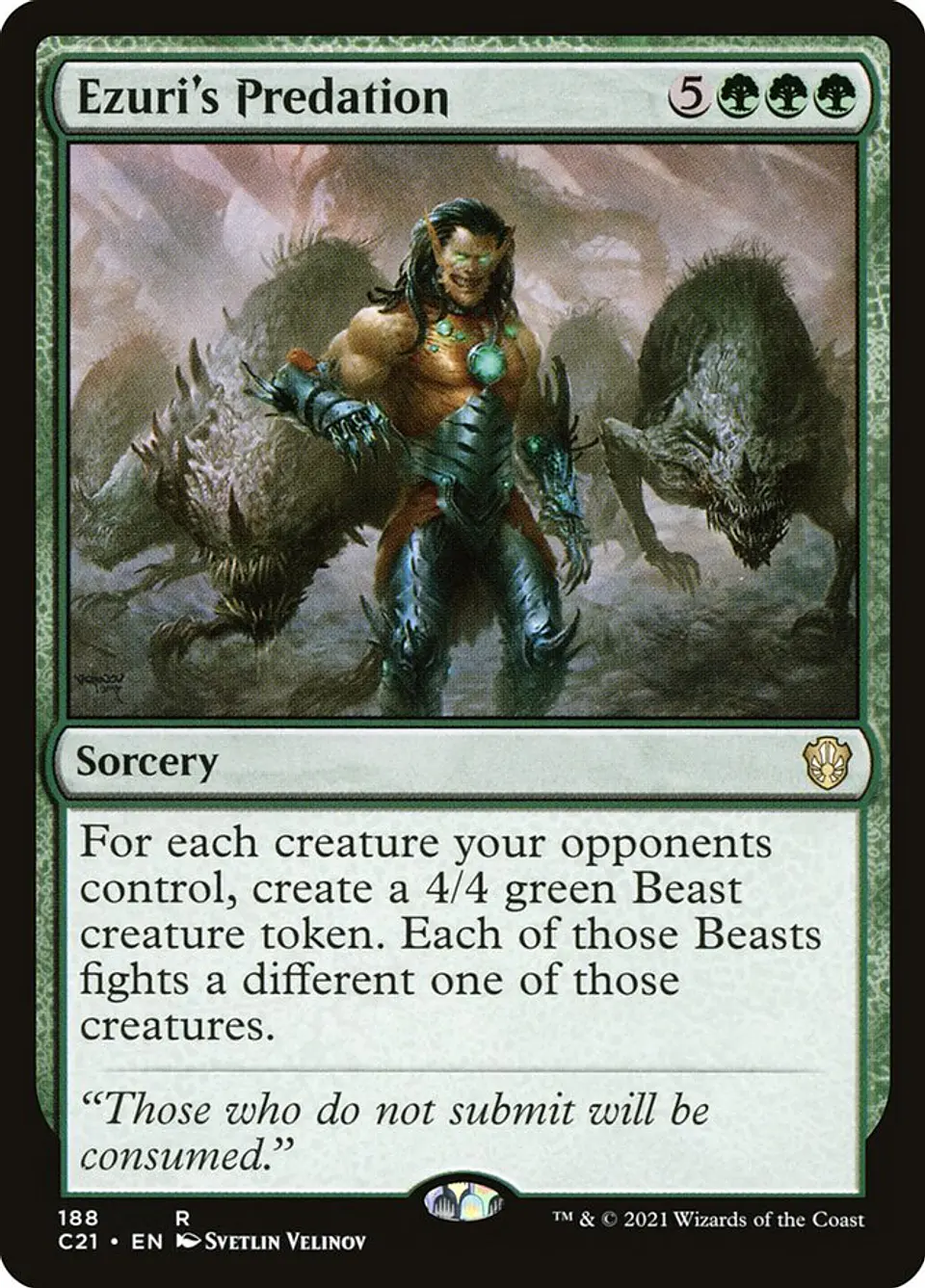 Ezuri's Predation | Español | NM | C21 1