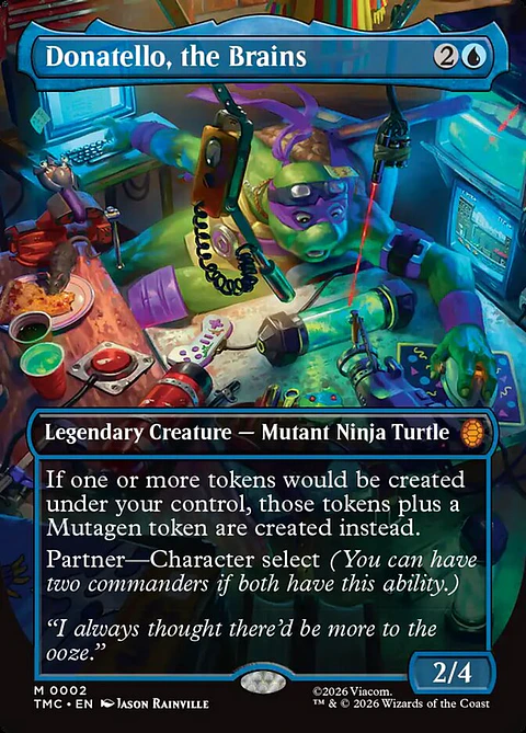 Donatello, the Brains (Borderless foil) | Inglés | NM | TMC