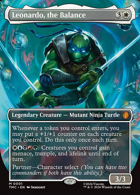 Leonardo, the Balance (Borderless foil) | Inglés | NM | TMC