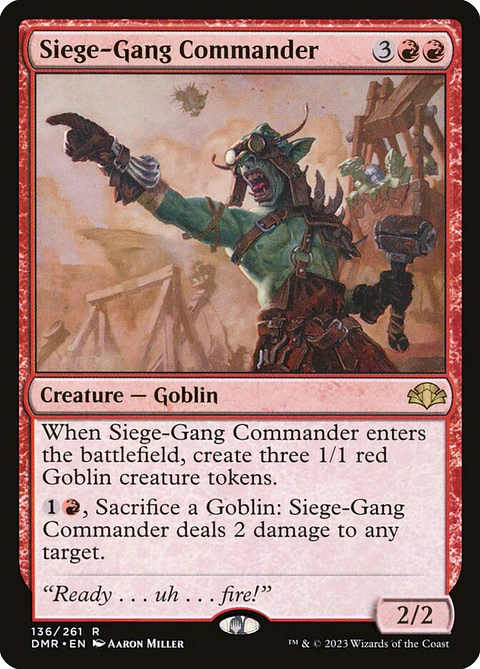 Siege-Gang Commander | Inglés | NM | DMR