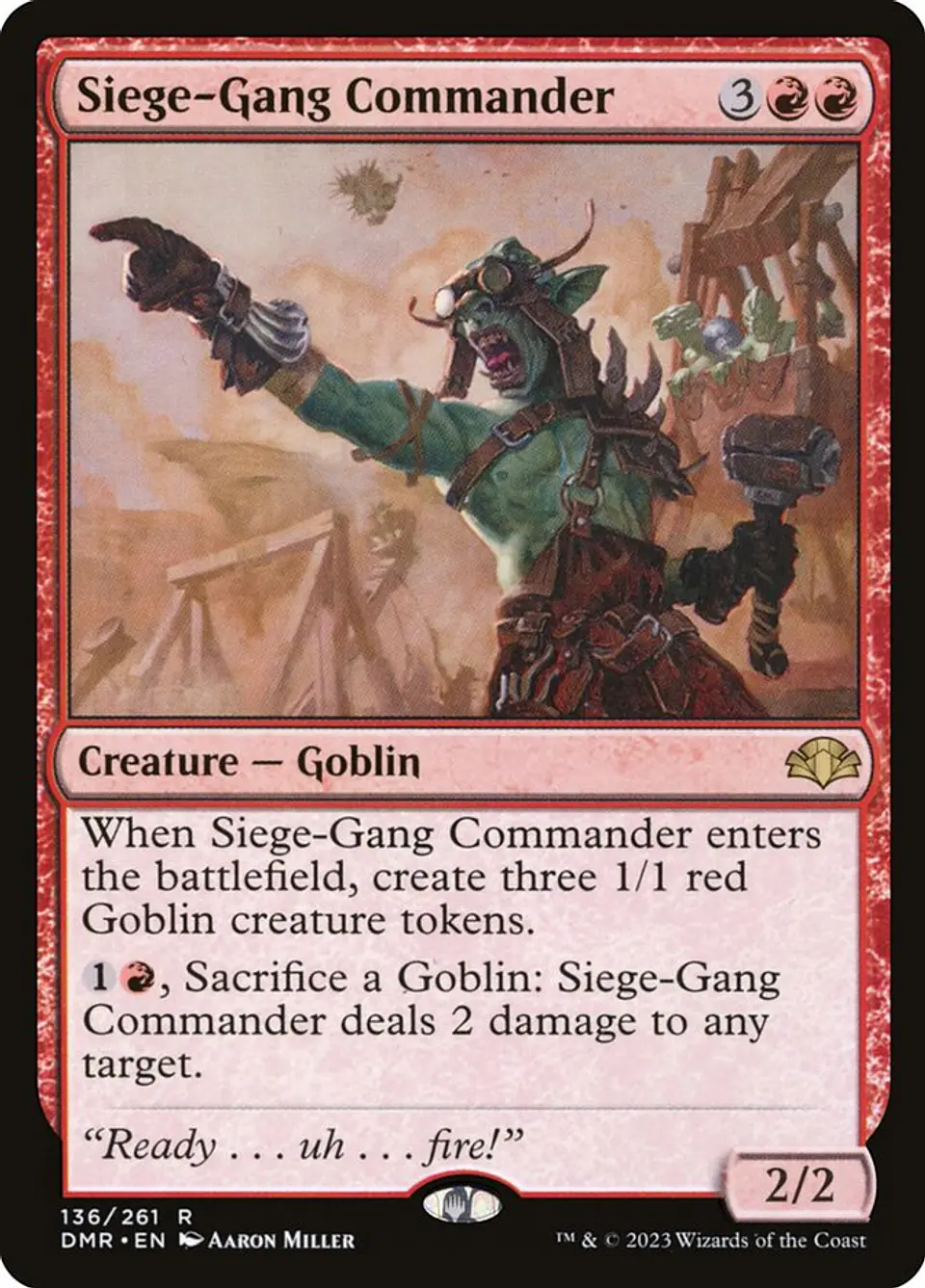 Siege-Gang Commander | Inglés | NM | DMR 1