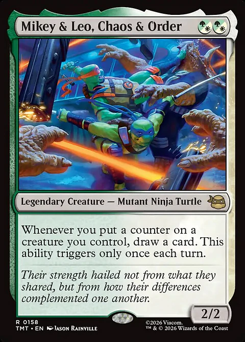 Mikey & Leo, Chaos & Order | Inglés | NM | TMT