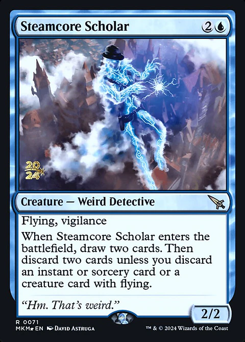 Steamcore Scholar (Launch foil) | Español | NM | PMKM