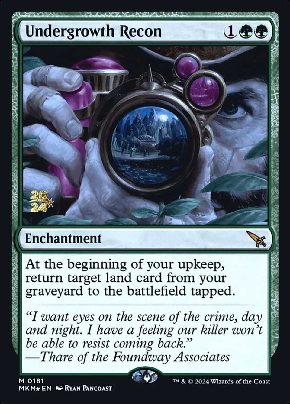 Undergrowth Recon (Launch foil) | Español | NM | PMKM 1
