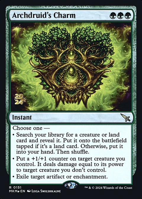 Archdruid's Charm (Launch foil) | Español | NM | PMKM