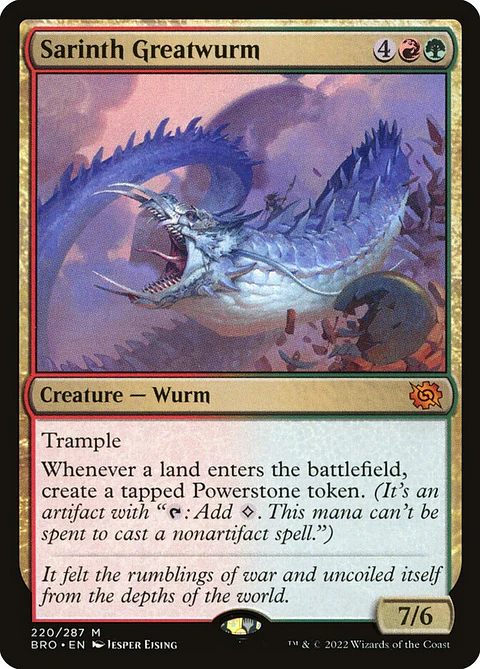 Sarinth Greatwurm | Español | NM | BRO