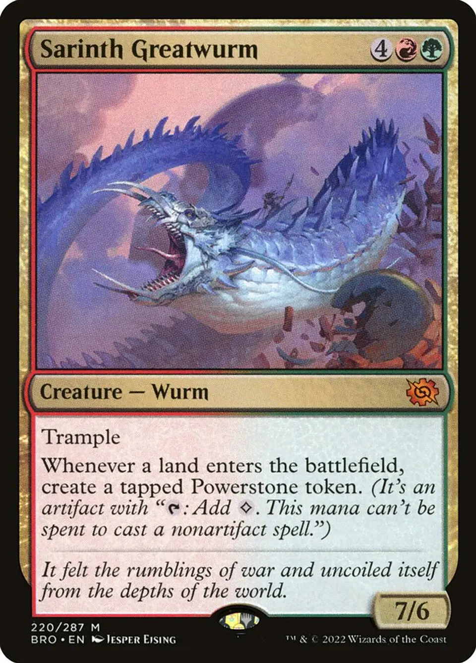 Sarinth Greatwurm | Español | NM | BRO 1