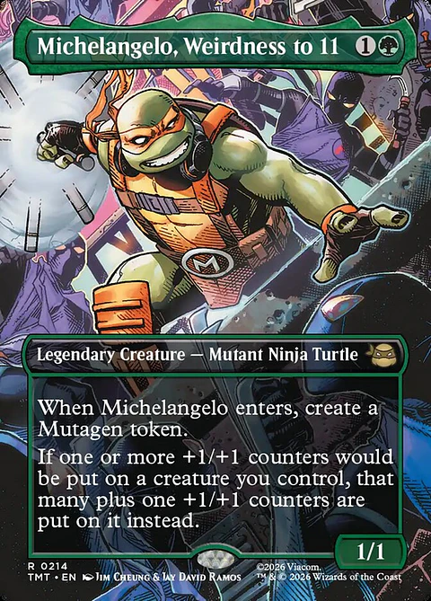 Michelangelo, Weirdness to 11 (Borderless) | Inglés | NM | TMT