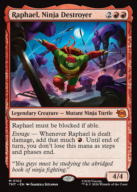 Raphael, Ninja Destroyer | Inglés | NM | TMT